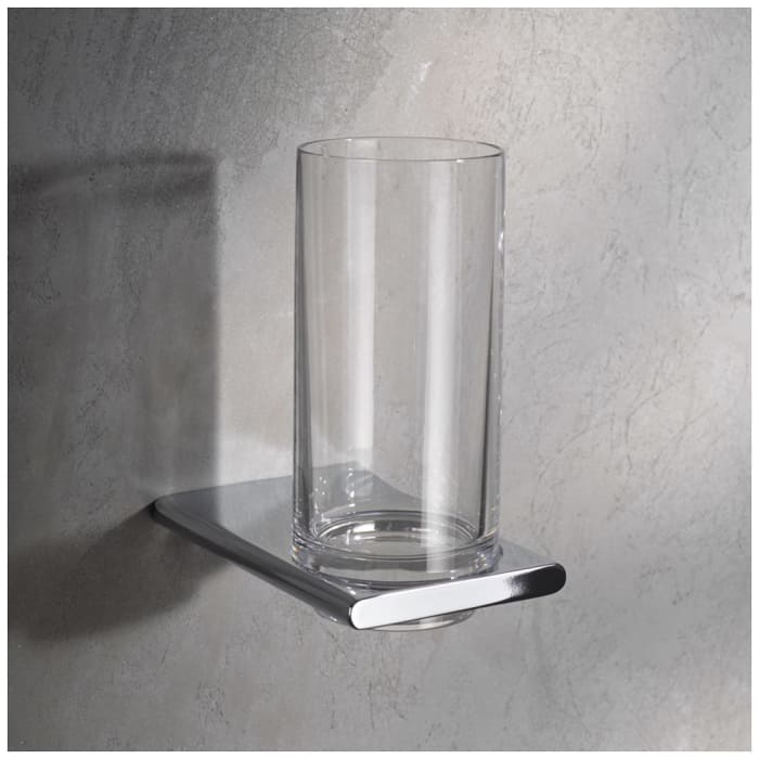 Keuco EDITION 400 Glashalter mit Echtkristallglas