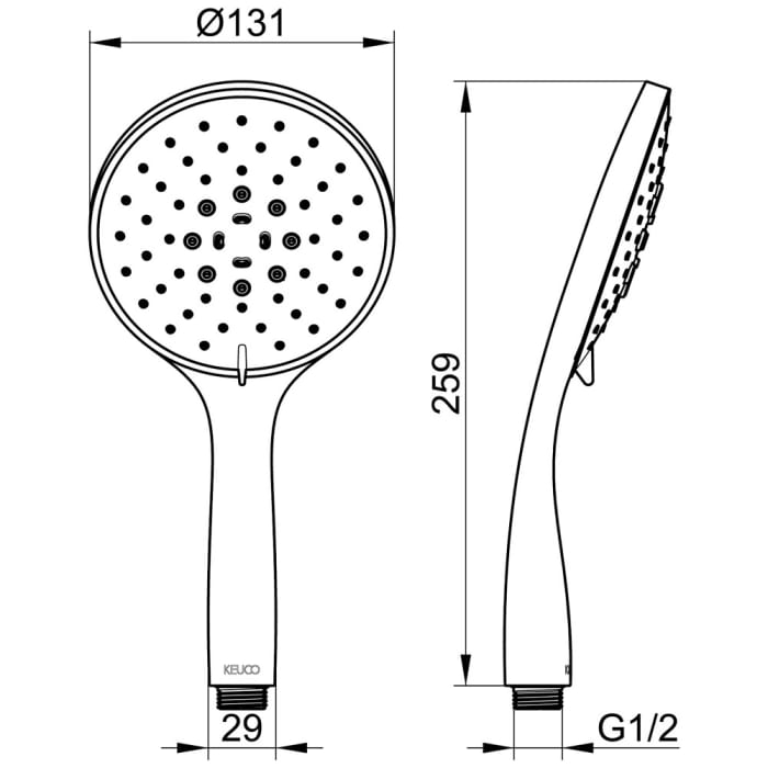 Keuco EDITION 400 Handbrause