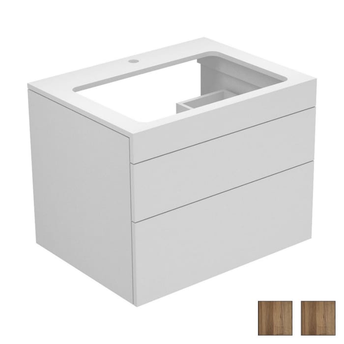 Keuco EDITION 400 Waschtischunterbau 70 x 53,5 cm, mit Hahnlochbohrung