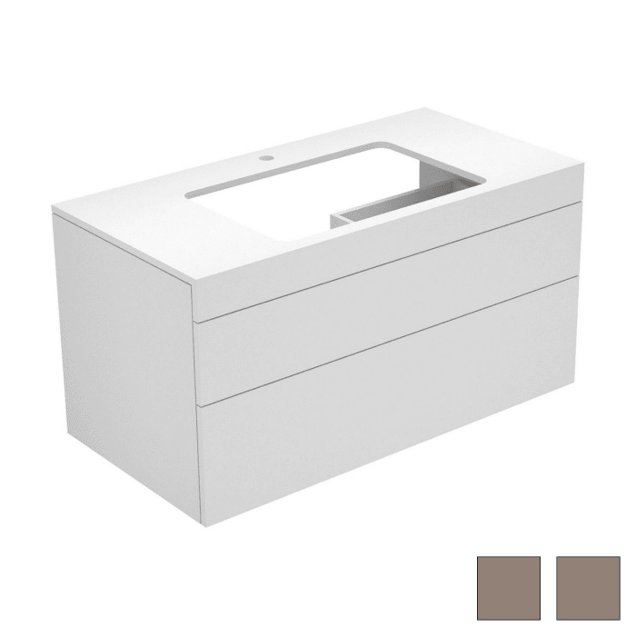 Keuco EDITION 400 Waschtischunterbau 105 x 53,5 cm, mit Hahnlochbohrung