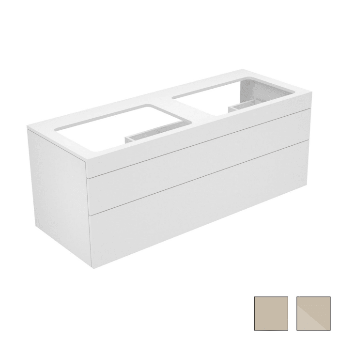 Keuco EDITION 400 Waschtischunterbau 140 x 53,5 cm, ohne Hahnlochbohrung