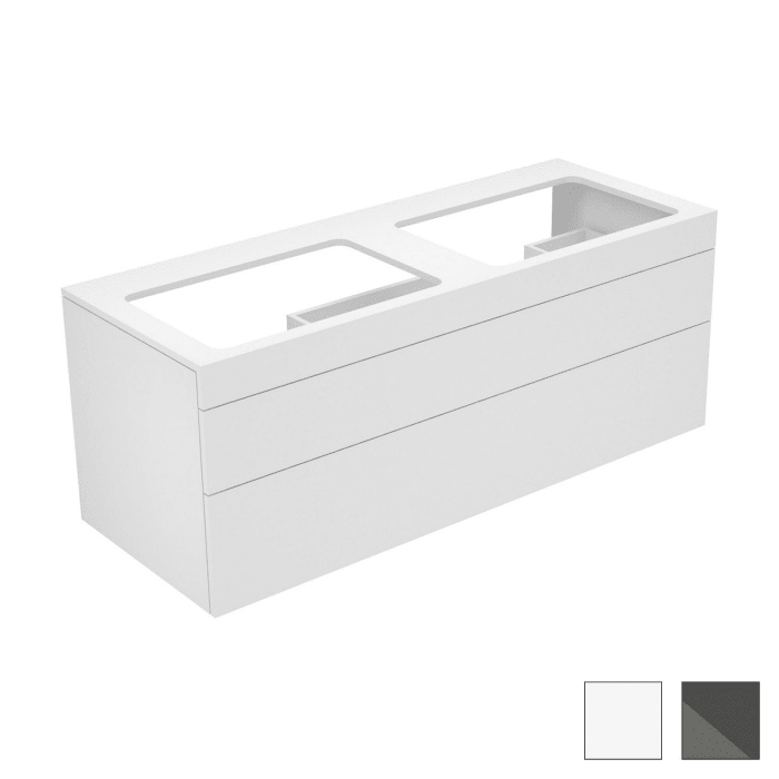 Keuco EDITION 400 Waschtischunterbau 140 x 53,5 cm, ohne Hahnlochbohrung