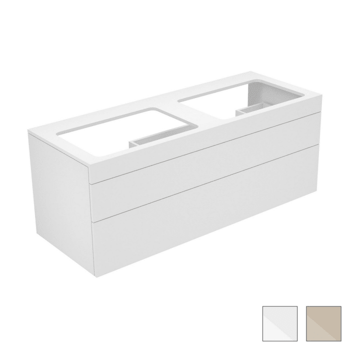 Keuco EDITION 400 Waschtischunterbau 140 x 53,5 cm, ohne Hahnlochbohrung