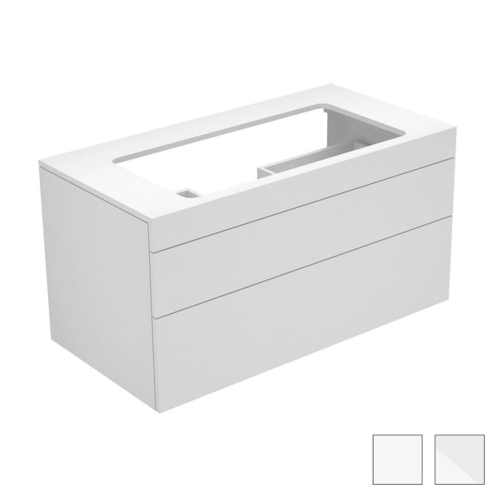 Keuco EDITION 400 Waschtischunterbau 105 x 53,5 cm, ohne Hahnlochbohrung