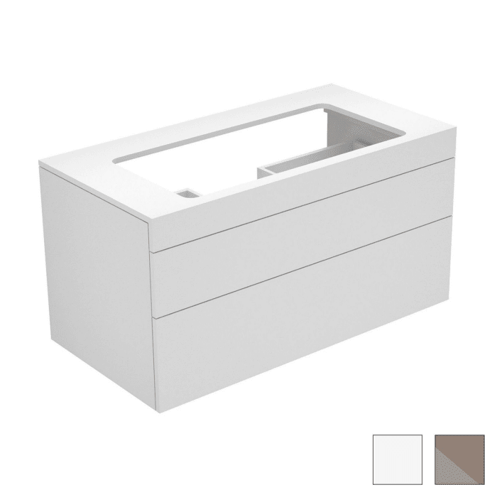 Keuco EDITION 400 Waschtischunterbau 105 x 53,5 cm, ohne Hahnlochbohrung