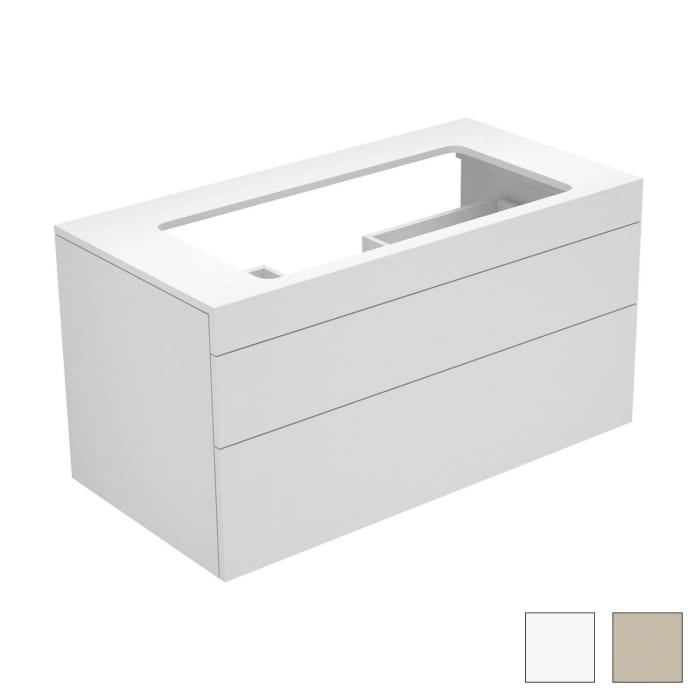 Keuco EDITION 400 Waschtischunterbau 105 x 53,5 cm, ohne Hahnlochbohrung