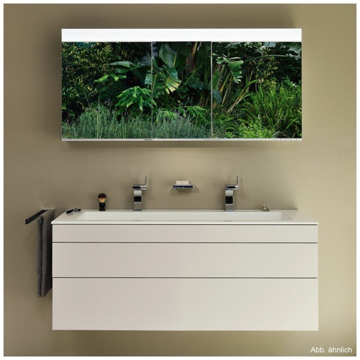 Keuco EDITION 400 Waschtischunterbau 140 x 53,5 cm mit Hahnlochbohrung