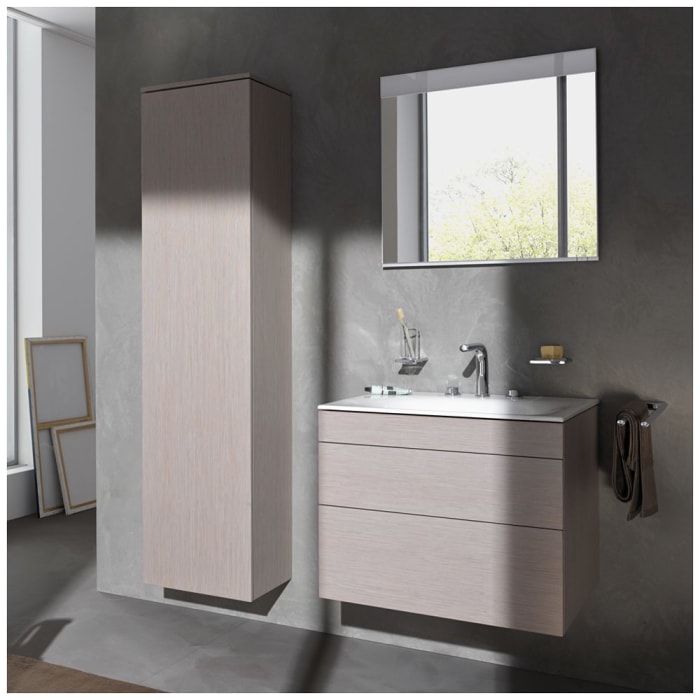 Keuco EDITION 400 Badspiegel 71 x 65 cm mit Spiegelheizung und einstellbarer Lichtfarbe