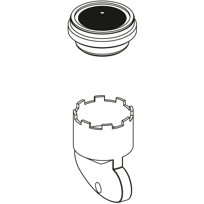 Keuco EDITION 400 Ersatz-Strahlregler mit Zubehör