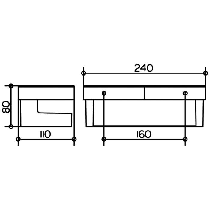 Keuco Moll Ersatz Kunststoff-Einsatz für Duschkorb