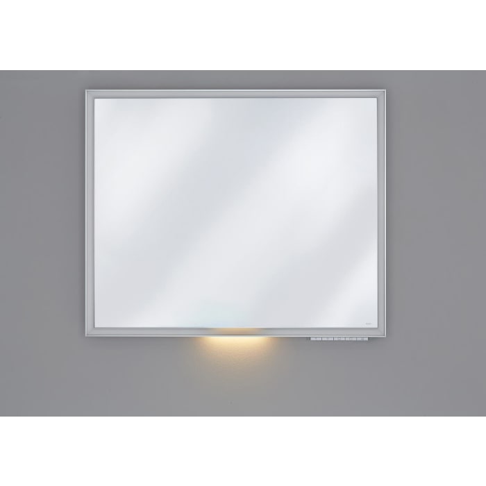 Keuco Royal Lumos Badspiegel in Silber eloxiert - 90 x 65 cm mit stufenlos einstellbarer Lichtfarbe und DALI-Steuerung