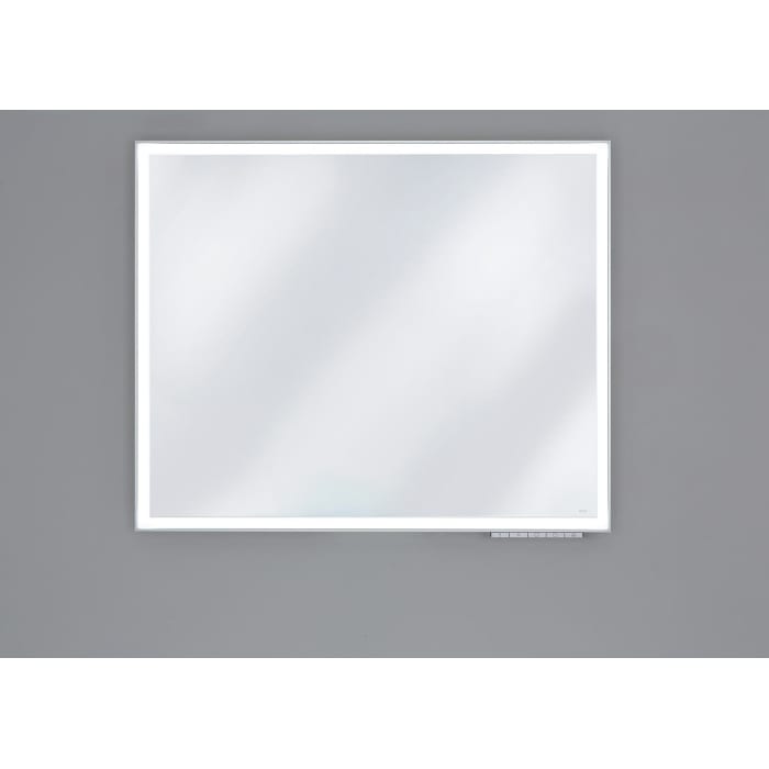 Keuco Royal Lumos Badspiegel 100 x 65 cm mit stufenlos einstellbarer Lichtfarbe in silber eloxiert