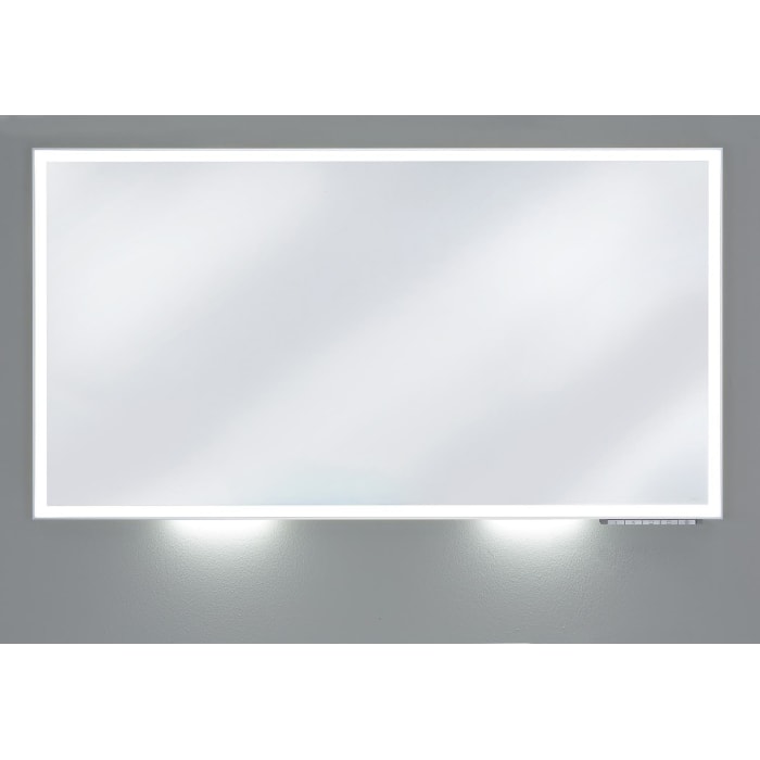 Keuco Royal Lumos Badspiegel 120 x 65 cm mit stufenlos einstellbarer Lichtfarbe in silber eloxiert