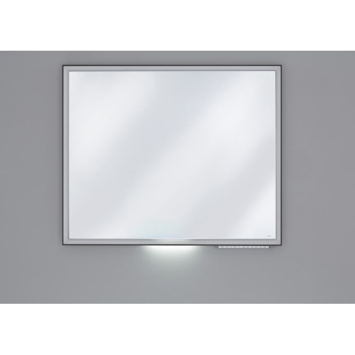 Keuco Royal Lumos Badspiegel 70 x 65 cm mit Spiegelheizung in Schwarz-Eloxiert