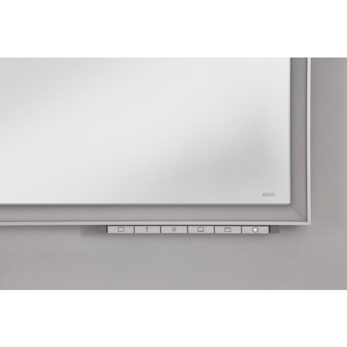 Keuco Royal Lumos Badspiegel 80 x 65 cm mit Spiegelheizung in silber eloxiert
