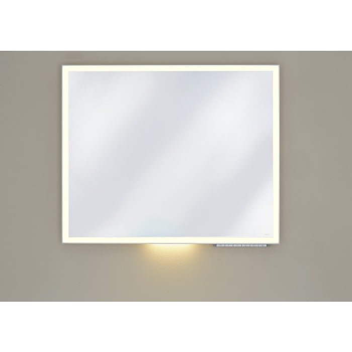 Keuco Royal Lumos Badspiegel 80 x 65 cm mit Spiegelheizung in silber eloxiert