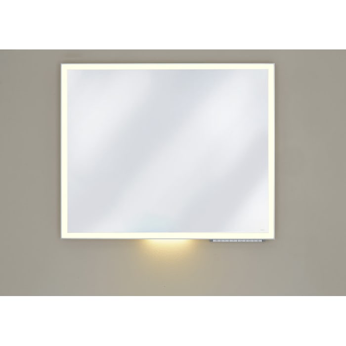 Keuco Royal Lumos Badspiegel 100 x 65 cm mit Spiegelheizung und DALI-Steuerung in silber eloxiert