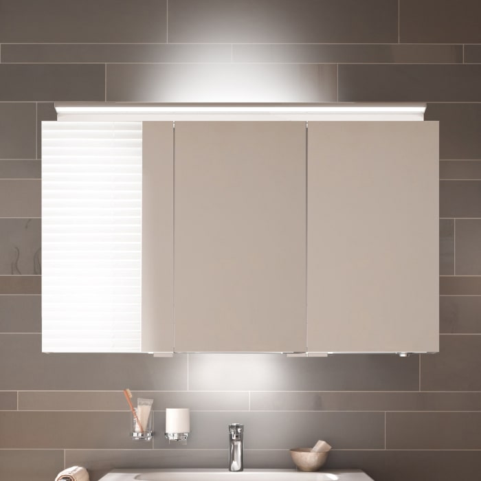 Keuco Royal L1 Spiegelschrank 120 cm, 2 innenliegenden Schubkästen