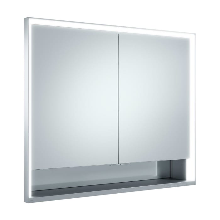 Keuco Royal Lumos Wandeinbau Spiegelschrank 90 x 73,5 cm, offene Ablage
