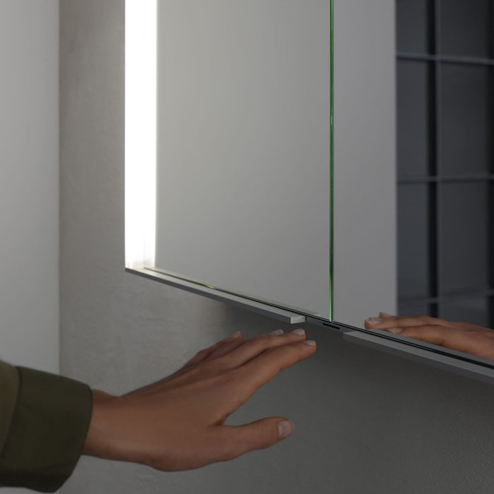 Keuco Royal Match Spiegelschrank mit LED-Beleuchtung 100 x 70 cm