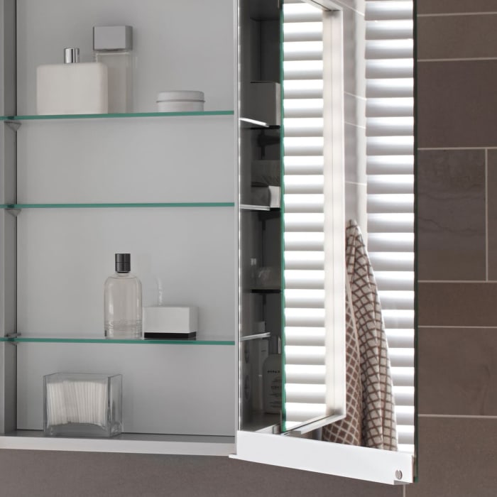 Keuco Royal Match Spiegelschrank mit LED-Beleuchtung 120 x 70 cm