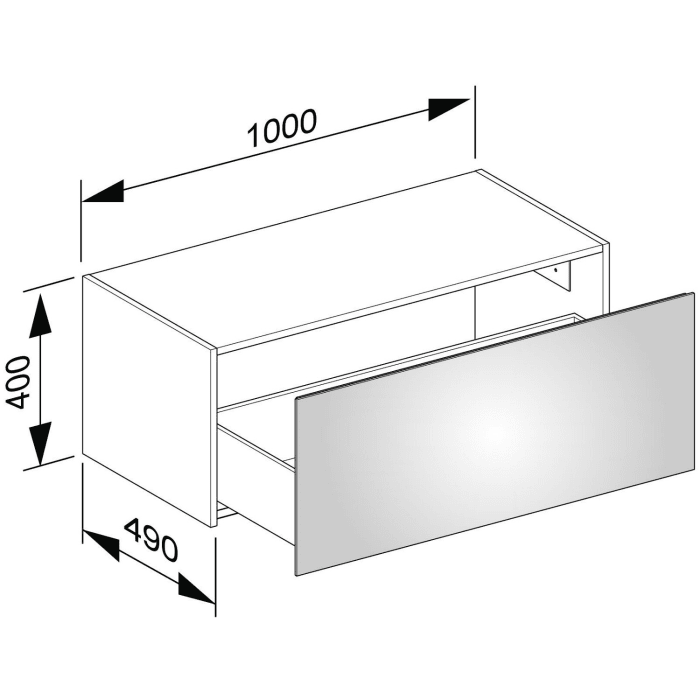 Keuco X-Line Sideboard 100 x 40 cm