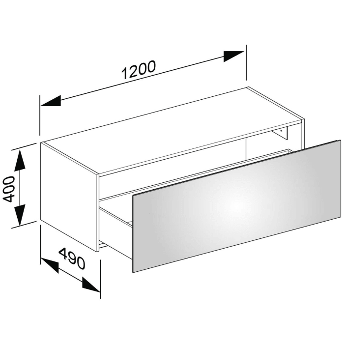 Keuco X-Line Sideboard 120 x 40 cm