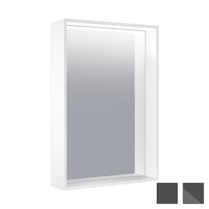 Keuco X-Line Badspiegel 65 x 70 cm, mit einstellbarer Lichtfarbe