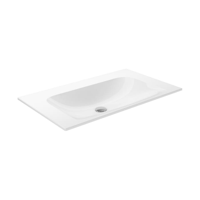 Keuco X-Line Keramik-Waschtisch 80,5 x 49,3 cm