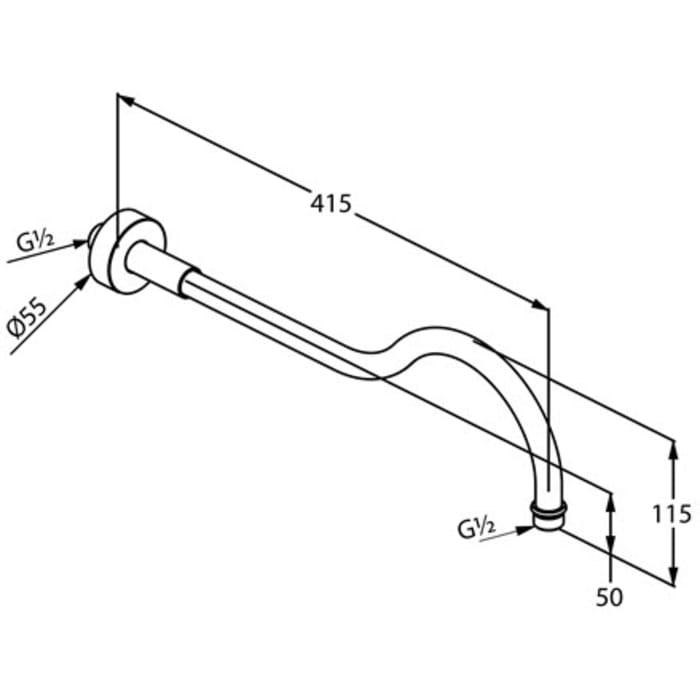 Kludi 1926 Brausearm