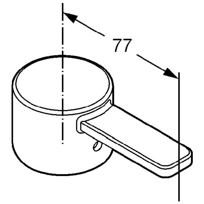 Kludi ZENTA Ersatz Hebel für Einhandmischer