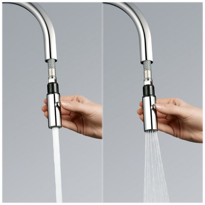 Kludi BINGO STAR Spültisch-Einhandmischer mit herausziehbarer Handbrause