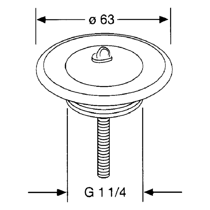 Kludi Universal-Stopfenventil