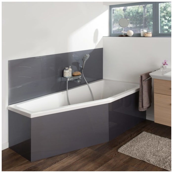 Koralle T200 Raumsparbadewanne 170 x 75 cm rechts