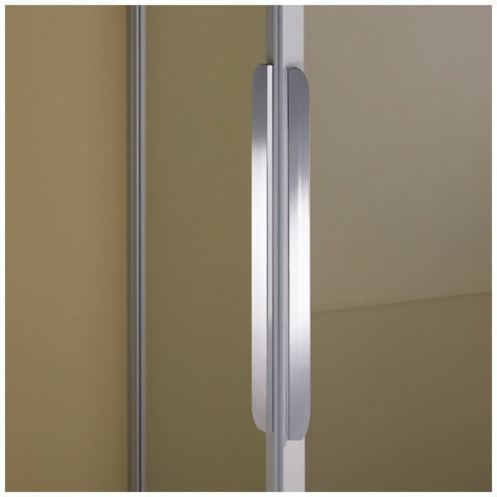 Koralle myDay Pendeltür EPWBOS Eckeinstieg bodengleich, Sonderanfertigung Seitenteil links