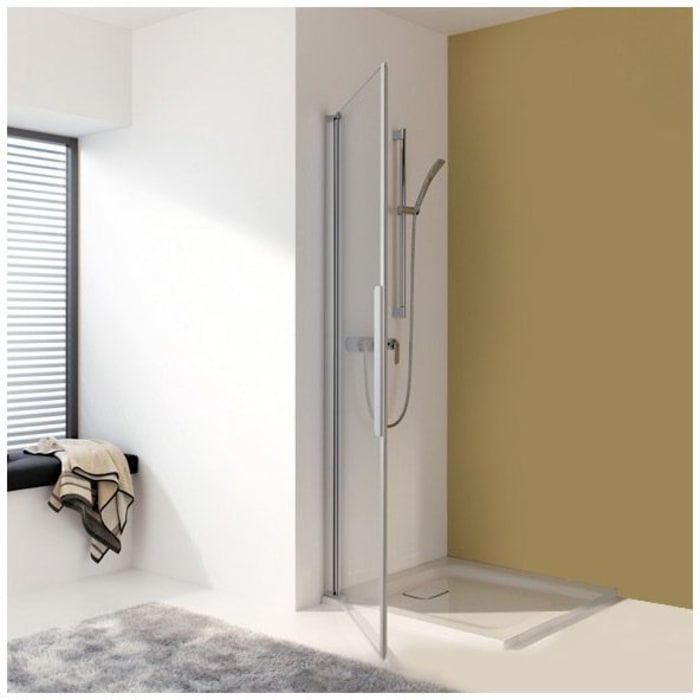 Koralle myDay Pendeltür EPWS Eckeinstieg 80 cm Seitenteil links