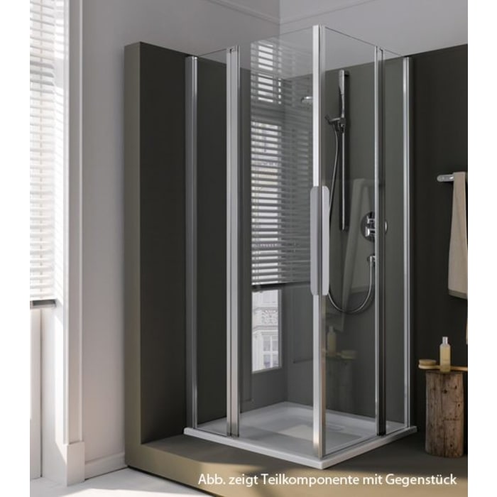 Koralle myDay Pendeltür Eckeinstieg 80 cm mit Festelement rechts