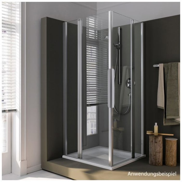 Koralle myDay Pendeltür EPFS Eckeinstieg Sondermaß mit Festelement links