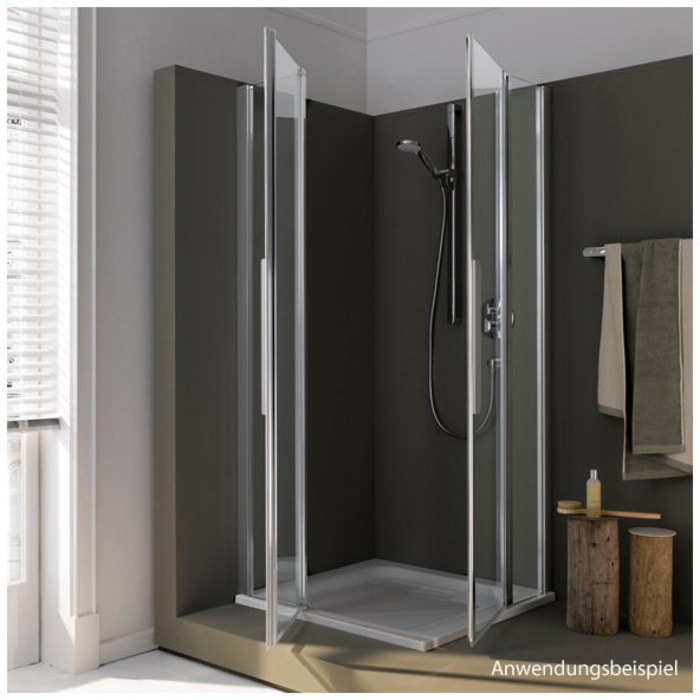 Koralle myDay Pendeltür EPFS Eckeinstieg Sondermaß mit Festelement links