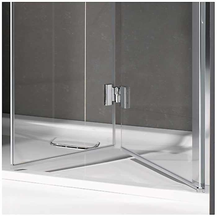 Koralle myDay Faltdusche TFTA für Trennwand 90 cm rechts