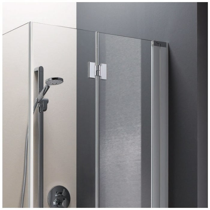 Koralle myDay Falteckdusche EFTS L, bodengleich, Sonderanfertigung