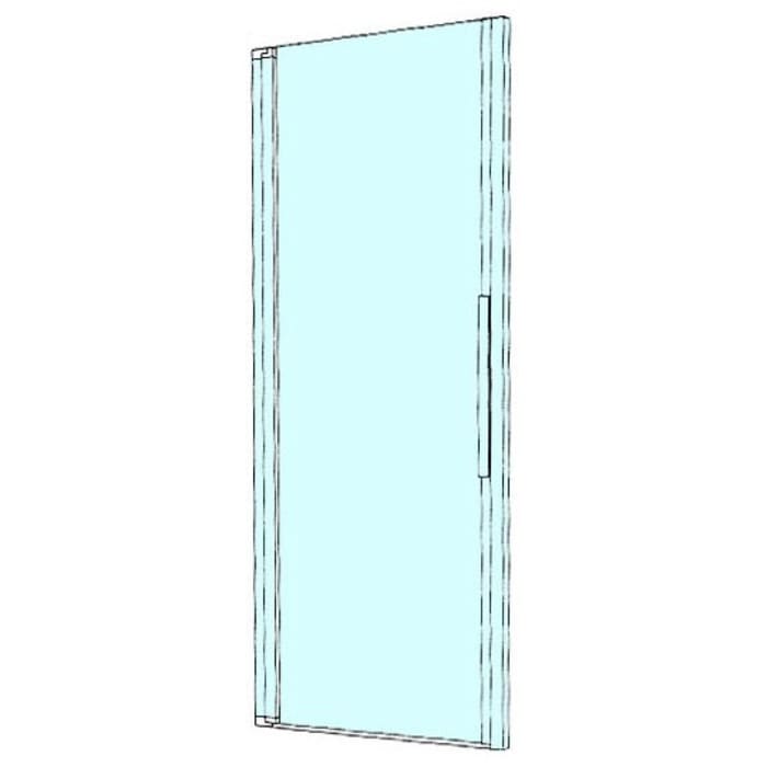 Koralle myDay Pendeltür NPWA für Nische Sonderanfertigung links