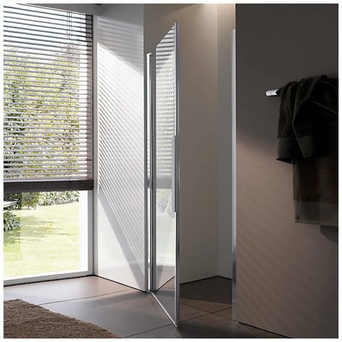 Koralle myDay Pendeltür NPWA für Nische 90 cm links