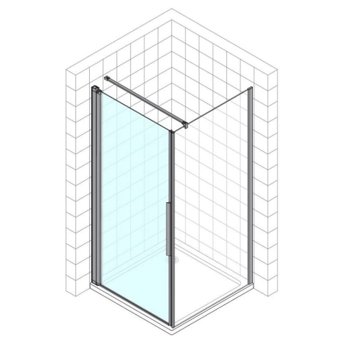 Koralle myDay Pendeltür TPWA L 80 Anschlag links, für Trennwand