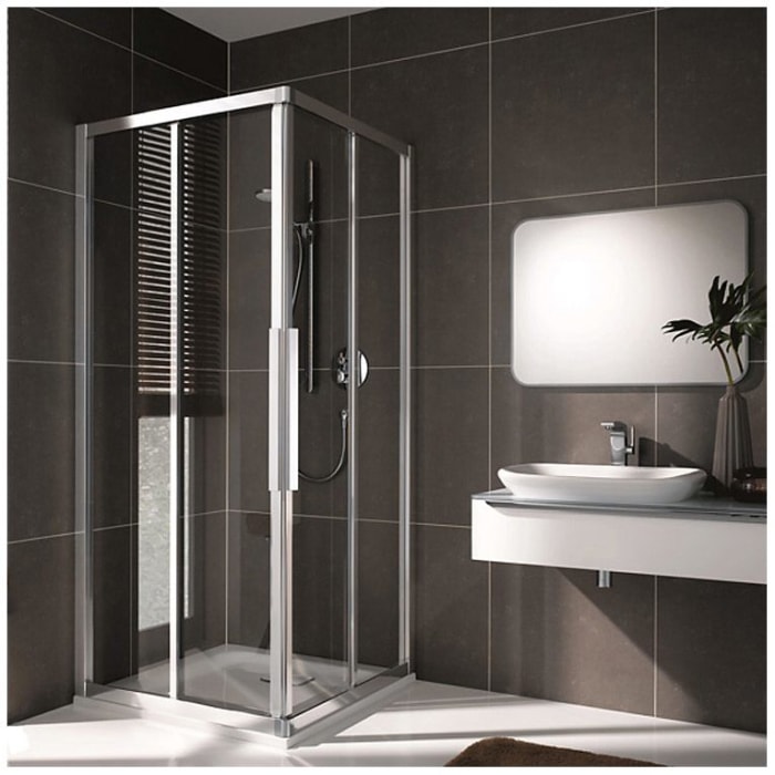 Koralle myDay Schiebetür ESF2 Eckdusche 90 x 90 cm