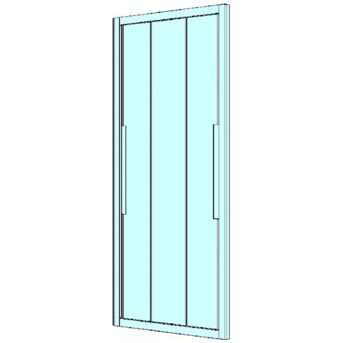 Koralle myDay Schiebetür S3 für Nische 110 cm