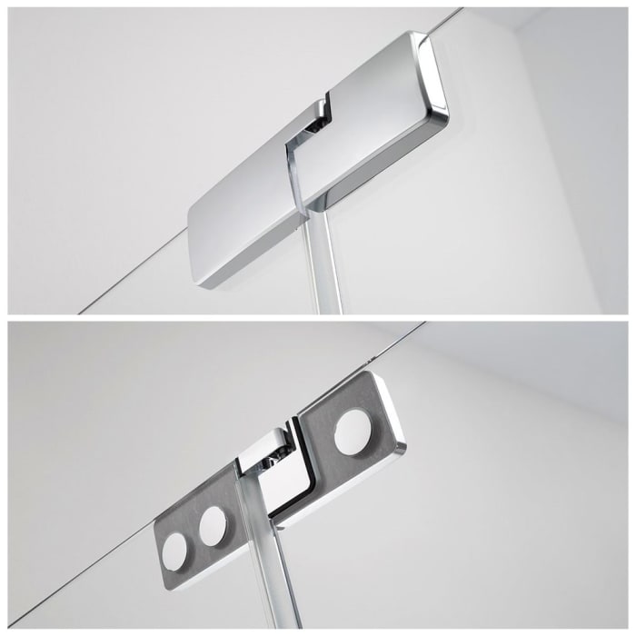 Koralle S800 Pendeltür für Nische 80 cm Anschlag links