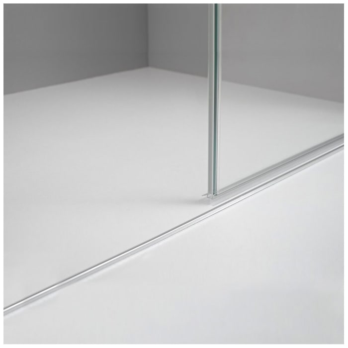 Koralle S800 Pendeltüre für kurze Trennwand 100 cm Anschlag rechts