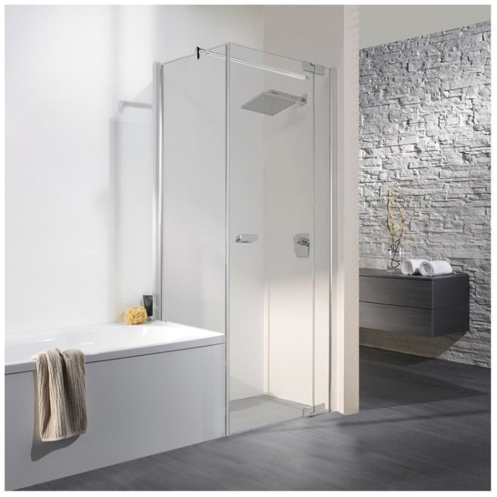 Koralle S800 Pendeltüre für kurze Trennwand 140 cm Anschlag rechts