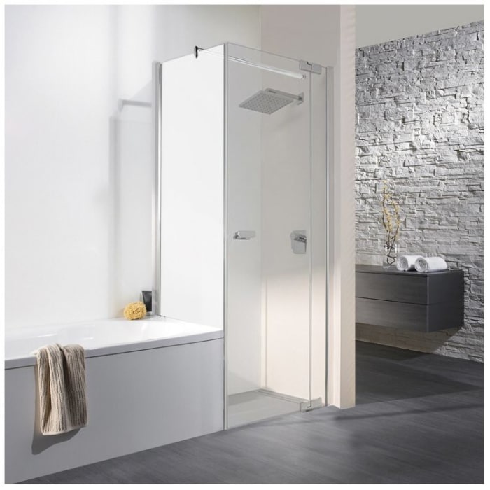 Koralle S800 Pendeltüre für kurze Trennwand 160 cm Anschlag rechts